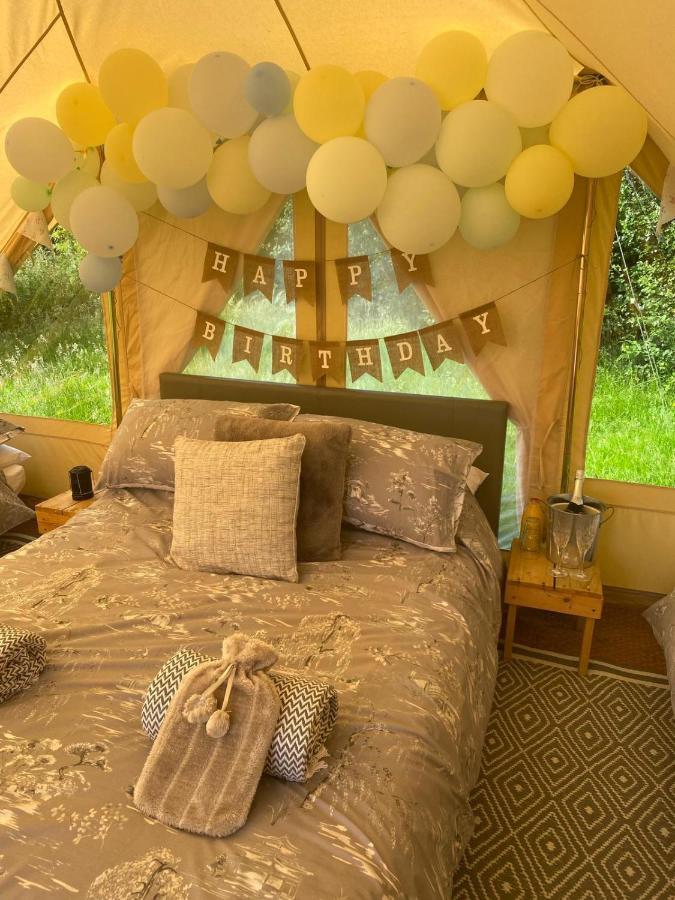 Hopgarden Glamping - Luxury 6m bell tent Wadhurst Exteriör bild