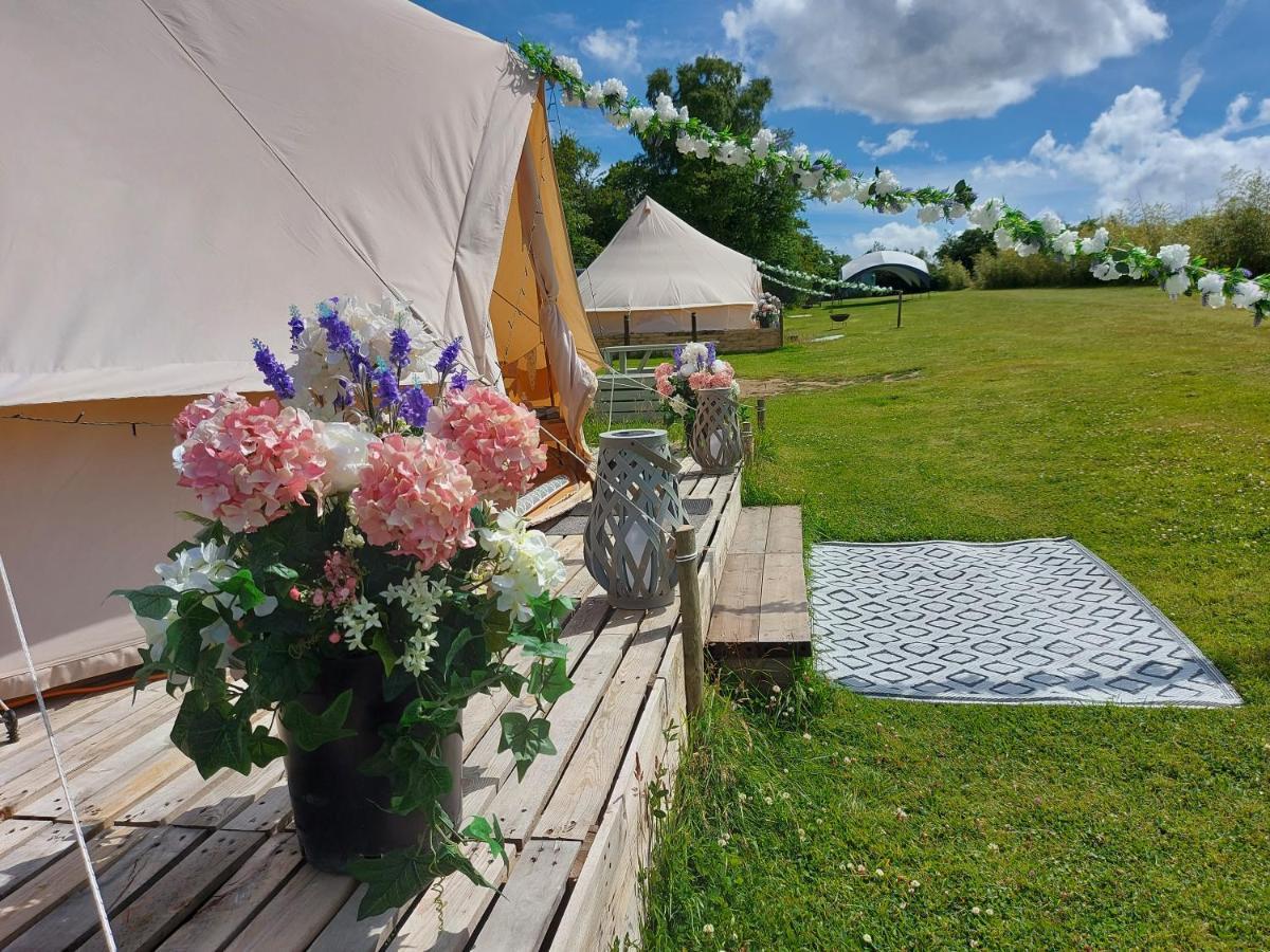 Hopgarden Glamping - Luxury 6m bell tent Wadhurst Exteriör bild