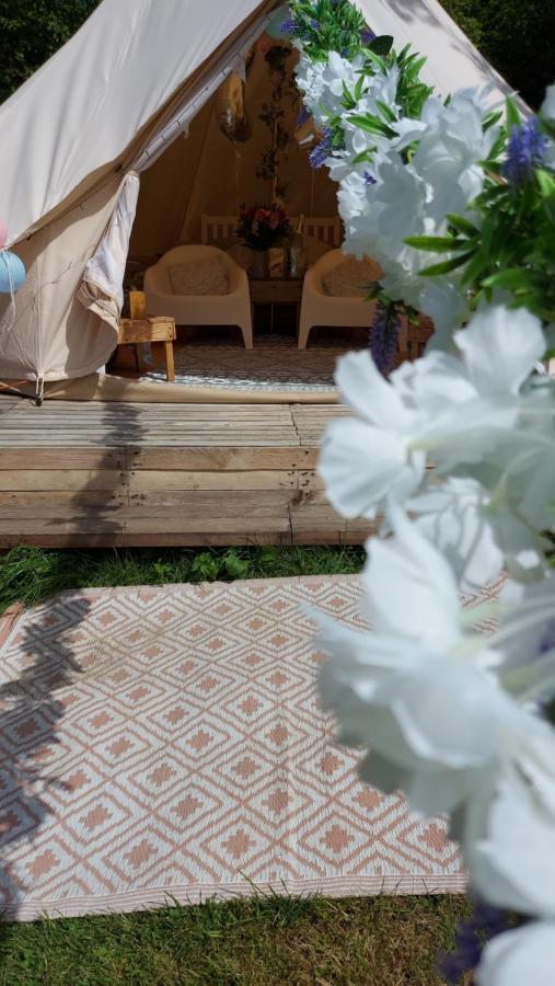 Hopgarden Glamping - Luxury 6m bell tent Wadhurst Exteriör bild